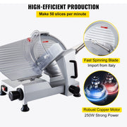 Load image into Gallery viewer, SucceBuy Commercial Meat Slicer 320W Electric Deli Food Slicer 12 inch Carbon Steel Blade Electric Food Slicer for Meat, Cheese
