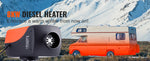 Amocart 8KW Bluetooth Diesel Air Heater 12V Diesel Heater with Automatic Altitude Adjustment Diesel Parking Heater for Trailer