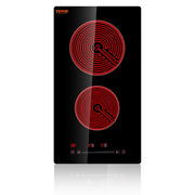 Load image into Gallery viewer, Amocart 2/4/5 Burners Built-in Induction Stove Top 12/24/30in Ceramic Glass Electric Cooktop For Household Commercial  Cooking

