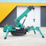 Customized Crawler Telescopic Boom Spider Crane with Hydraulic Remote Control，with Long Arm Fly Jib