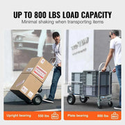 Load image into Gallery viewer, Amocart Folding Hand Truck Aluminum Heavy Industrial Collapsible Dolly Cart for Transport and Moving in Warehouse Supermarket
