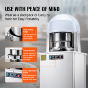 Load image into Gallery viewer, 20PCS Electric Dough Divider Rounder SucceBuy Equal Dough Ball 2.12oz-9.17oz
