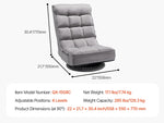 Amocart Floor Chair Recycled Foam Folding Sofa Chair Multifunctional Floor Chair with Back Support Ideal for Sleeping Reading