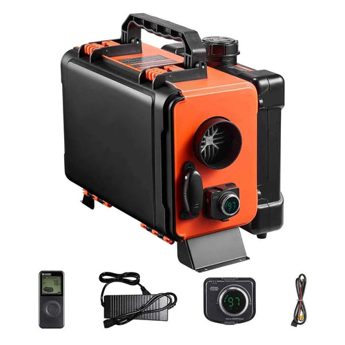 Amocart 8KW Diesel Heater DC 12/24V All in One Portable Diesel Air Heater with LCD Screen Low Noise,Car Heater for Trucks, Vans
