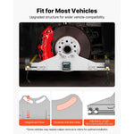 Amocart Wheel Alignment Tool Heavy Duty Toe & Camber Alignment Plates with Digital Angle Finder for Home Use Fits Car Truck SUV