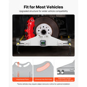 Charger l'image dans la visionneuse de galerie, Amocart Wheel Alignment Tool Heavy Duty Toe &amp; Camber Alignment Plates with Digital Angle Finder for Home Use Fits Car Truck SUV
