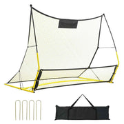 Load image into Gallery viewer, Amocart Soccer Trainer 2 IN 1 Rebounder Net Iron Soccer Practice Equipment Sports Football Rebounder Wall forTeam Solo Training

