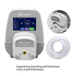 Kamoer UIP E High Flow Peristaltic Pump 0.5-1500ml/min with Touch Screen AC100-240V for Filling,Dispensing,Lab Chemical Transfer