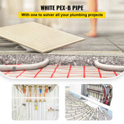 Charger l'image dans la visionneuse de galerie, 1 Inch 500FT PEX Water Line, SucceBuy White PEX-B Pipe for Plumbing Projects
