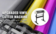 Charger l'image dans la visionneuse de galerie, SucceBuy Machine de découpe de vinyle/traceur 28 pouces avec 3 lames, écran LCD rétroéclairé et logiciel SIGNMASTER blanc
