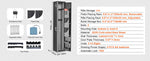 Amocart 3-8 Rifles Gun Safe w/ Digital Keypad & Lock Gun Storage Cabinet with Removable Storage Shelf for Home Long Gun Pistols
