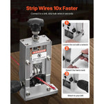 Amocart Aluminum Alloy Frame Manual Wire Stripping Machine 0.06-1 in Hand Crank or Drill Powered for Scrap Copper Recycling