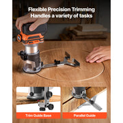 Load image into Gallery viewer, SucceBuy Cordless Wood Router with Fixed Base 1/4-Inch Collet for Woodworking Compatible with Makita 18V Batteries (No Battery) - AMOCART
