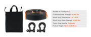 Load image into Gallery viewer, SucceBuy Off-Road Winch Recovery Kit W/30000 lbs Polyester Tow Strap 44,092 lbs D-Ring Shackles Storage Bag for ATV Jeep
