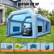 Load image into Gallery viewer, Amocart Inflatable Paint Booth with Blowers Inflatable Spray Booth Powerful Spray BoothCar Paint Tent Air Filter System
