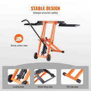 Load image into Gallery viewer, Amocart Lawn Mower Lift with Hydraulic/Threaded jack, 500/880 Lbs Adjustable Movable Lawn Lifter for Lawn Mower  Garden Tractor
