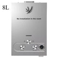SIHAO Instant Hot Water Boiler for Home, multi-size LPG gas models available, stainless steel construction with fast heating, a reliable choice for steady hot water supply in daily showers and household living