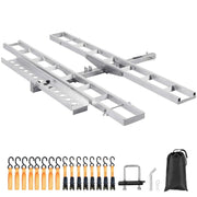Load image into Gallery viewer, Amocart Motorcycle Carrier 2-Bike 600LBS Aluminum Loading Ramp Scooter Dirt Bike Trailer Hauler for Car Truck with 2"  Receiver

