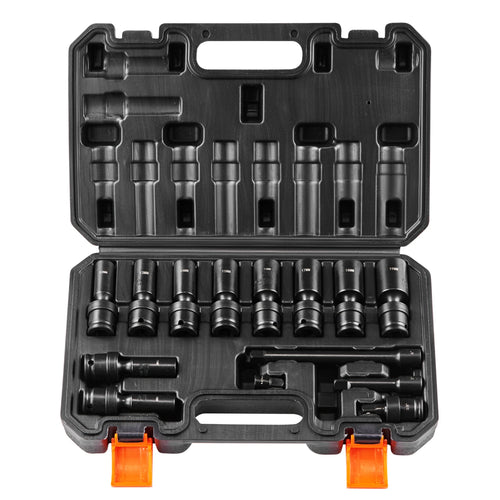 Amocart 360 Degree Swivel Impact Socket Set 3/8