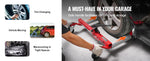 SucceBuy Wheel Dolly Heavy Duty Vehicle Positioning Ratchet Tire Jack Max Capacity 1500 Lbs Car Dolly for Car Auto Repair Moving