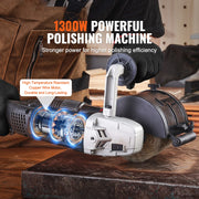 Load image into Gallery viewer, Amocart Burnishing Polishing Machine Variable Speed Surface Conditioning Tool Electric Metal Burnishing Machine for Wood Steel
