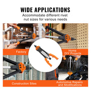 Load image into Gallery viewer, SucceBuy 14" 16" Rivet Nut Tool Rivnut Tool Kit with Metric and SAE Mandrels 70PCS/186PCS Rivet Nuts With Rugged Carrying Case
