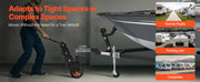 Bild in Galerie-Viewer laden, Amocart 1000lbs Trailer Mover Dolly Manual or Electric Wrench Drive with 2in &amp; 2-5/16in Replaceable Hitch Balls for Moving Boat
