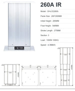 Electric Table Lift Tatami Column 12V 24V DC Motor Control Support Pillar Aluminum 100kg Load Adjustable Desk Platform Actuator