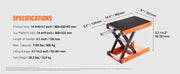 Bild in Galerie-Viewer laden, SucceBuy Motorcycle Lift 350/1100/1500 LBS Capacity Motorcycle Scissor Lift Jack with Wide Deck&amp;Safety Pin for Bikes Motorcycles
