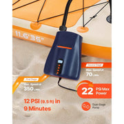 Bild in Galerie-Viewer laden, SucceBuy Paddle Board Pump 20/22/40 PSI High-Pressure Dual-Stage Inflation &amp; Deflation Air Pump for Inflatable Paddle Boards

