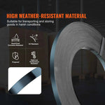 Amocart 300ft/1640ft Packaging Steel Strapping Roll Banding Pallet Strap Coil Portable Strong Banding Packing Metal Straps