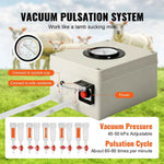 Amocart Goat Milking Machine Stainless Steel Bucket Electric Automatic Pulsation Cup Tubes Adjustable Suction for Cow and Sheep