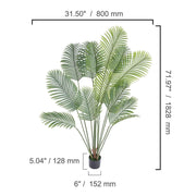 Load image into Gallery viewer, Amocart Artificial Palm Tree 4/5/6 FT Faux Plant Secure PE Material &amp; Anti-Tip Tilt Protection Low-Maintenance Plant for Home
