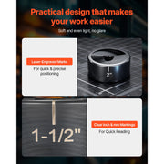 Load image into Gallery viewer, SucceBuy Knockout Punch Set 1/2 to 2 in SLUG-Buster Ratchet Knockout Set for Aluminum Mild steel Fiberglass Plastics 6 Die Sizes - AMOCART
