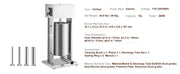 Load image into Gallery viewer, SucceBuy 10L/15L Electric Sausage Stuffer Stainless Steel Making Sausage Machine Commercial Grade with 4 Filling Funnel for Home
