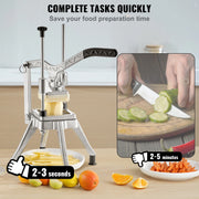 Bild in Galerie-Viewer laden, Amocart Commercial Vegetable Fruit Heavy Duty Professional Food Dicer Kattex French Fry Cutter Onion Slicer Stainless Steel
