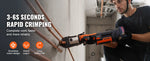 SucceBuy Press Tool 18V Electric Pipe Crimping Tool for 1/2” 3/4” 1” 1-1/4" 1-1/2" 2" Copper Pipes Press Tool w/ Brushless Motor