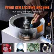Load image into Gallery viewer, SucceBuy Gem Faceting Machine 180W Jade Grinding Polishing Machine 0-2980RPM Adjustable Rotating Speed Rock Jewel Angle Polisher
