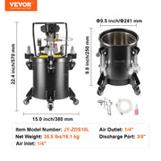 Load image into Gallery viewer, Amocart 10L/15L/20L/30L Spray Paint Pressure Pot Stirring Pot Tank Adjustale Pressure Pressure Pot Paint Tank Spray Gun
