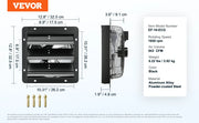 Charger l'image dans la visionneuse de galerie, SucceBuy Extracteur d'air avec persiennes Moteur AC/EC Réglable 10 vitesses Montage mural Ventilation et refroidissement de grenier pour Serres Garages
