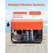 Load image into Gallery viewer, Amocart PCP Air Compressor 4500PSI/30Mpa Diving Scuba Tank Double-Cylinder Auto Stop with External Water &amp; Fan Cooling System
