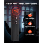 Amocart Gun Safe Cold-Rolled Steel Fireproof Cabinet with Keypad & Key with Magazine and Lighting Adjustable Racks for Rifles