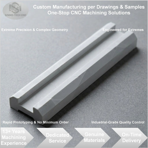 Custom Technical Ceramic CNC Machining, Precision Alumina Zirconia Silicon Carbide Parts Milling Turning Service, MOQ 1pc