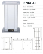 Electric Table Lift Tatami Column 12V 24V DC Motor Control Support Pillar Aluminum 100kg Load Adjustable Desk Platform Actuator