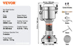 Amocart 150-2500g Electric Grain Mill Grinder Commercial Swing Spice Grinders for Dry Herbs Grains Spices Cereals Coffee Corn