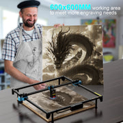Bild in Galerie-Viewer laden, Twotrees TTS-20 Max Metal 20W Laser Engraving Machine 600x600mm Laser Cutting Machine For Cutting MDF Acrylic cnc laser engraver
