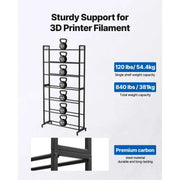 Load image into Gallery viewer, Amocart 3D Printer Filament Storage Rack 7Tier Heavy Duty Storage Shelves for 3D Printing Filaments Filament Spool Holders Rack
