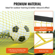 Load image into Gallery viewer, SucceBuy Soccer Trainer 2 IN 1 Rebounder Net Iron Soccer Practice Equipment Sports Football Rebounder Wall forTeam Solo Training - AMOCART
