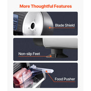 Load image into Gallery viewer, Amocart Meat Slicer Electric Deli Food Slicer Meat Cutter with two Premium SUS420 Blades for Meat Cheese Home Use

