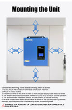ANENJI Split Phase 12KW 48V Hybrid Solar Inverter Parallel 4.2KW 24V Inverter Pure Sine 120V 220V On Grid MPPT 200A Solar Charger PV 500V